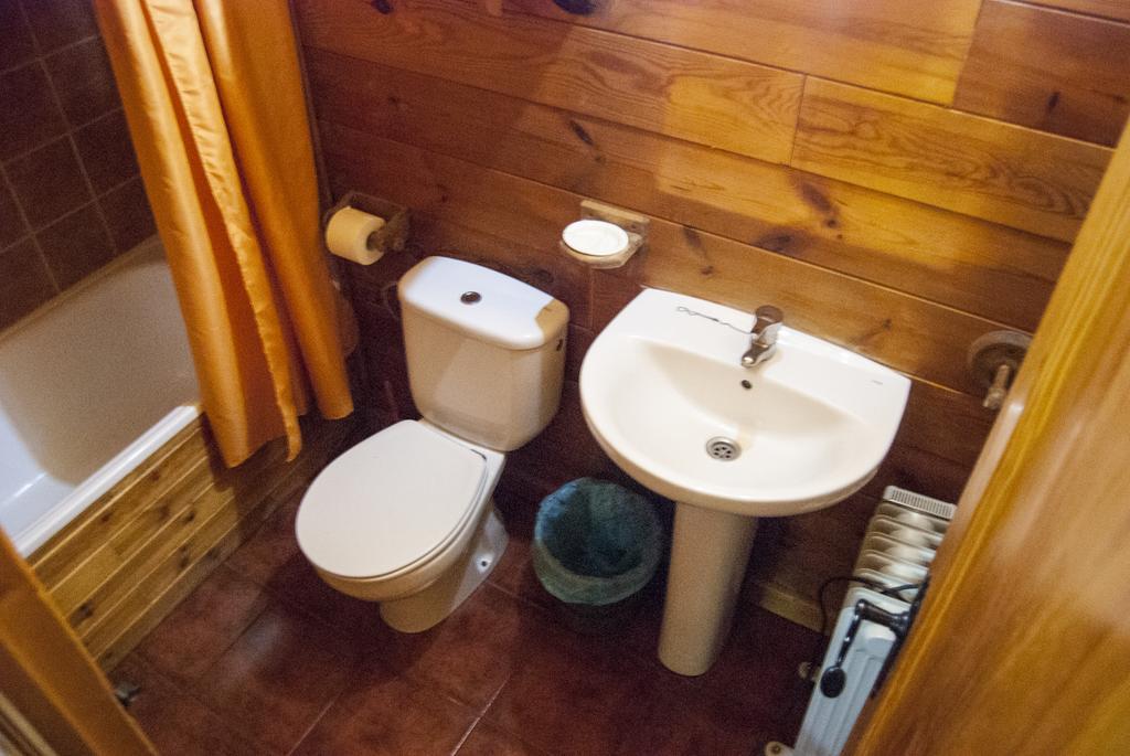 Cabana De Madera La Encina Burunchel Buitenkant foto